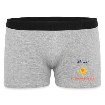 Mamas Sonnenschein - Männer Boxer Shorts - Grau meliert - Vorne