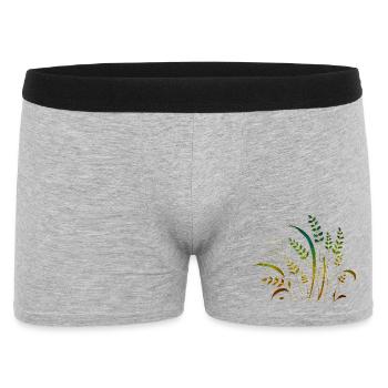 Flowers - Men's Boxer Shorts - heather grey - Front