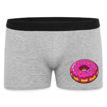 A hole full of happiness - Men's Boxer Shorts - heather grey - Front