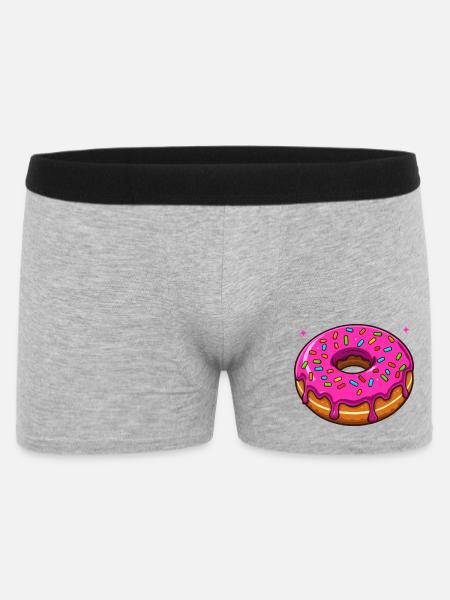 A hole full of happiness - Men's Boxer Shorts - heather grey