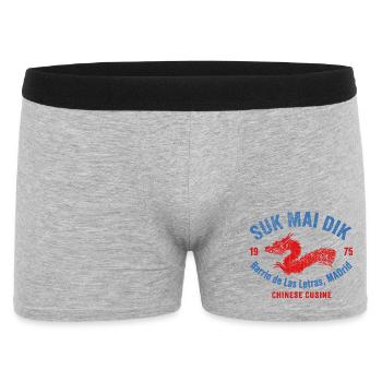 Chinese Cusine (jep cuisine) - Männer Boxer Shorts - Grau meliert - Vorne