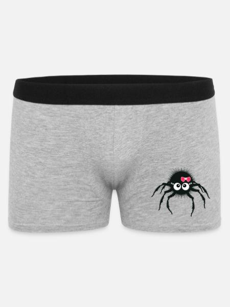 motiv_cuteS - Männer Boxer Shorts - Grau meliert