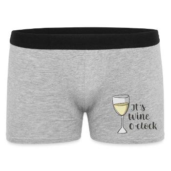 Vin - Boxer Homme - gris chiné - Devant