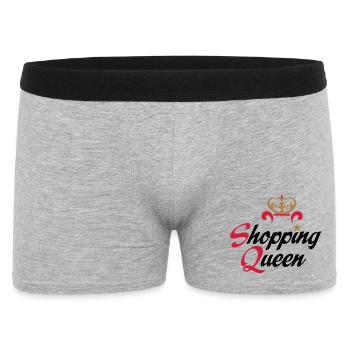 shopping - Männer Boxer Shorts - Grau meliert - Vorne