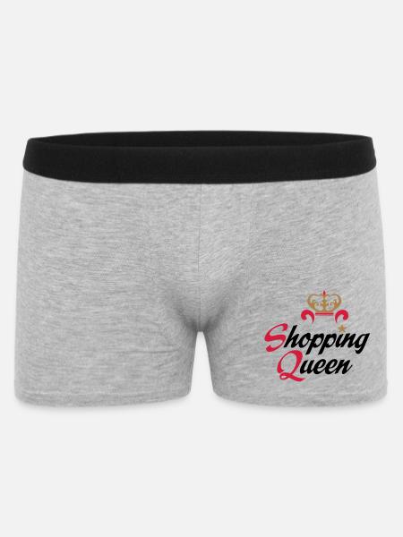 shopping - Männer Boxer Shorts - Grau meliert