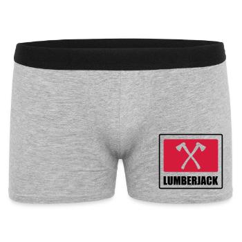 Lumberjack - Men's Boxer Shorts - heather grey - Front
