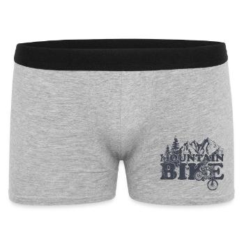 Randonnée VTT - Boxer Homme - gris chiné - Devant