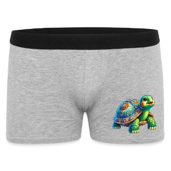 Tortue - Boxer Homme - gris chiné - Devant