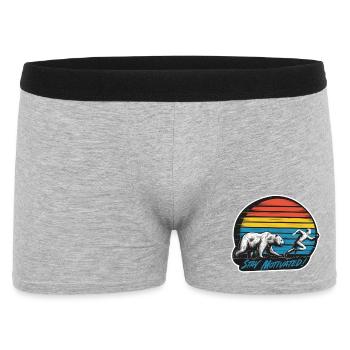 Stay Motivated - Men's Boxer Shorts - heather grey - Front