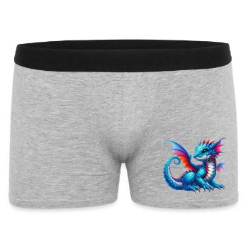 Dragon - Men's Boxer Shorts - heather grey - Front