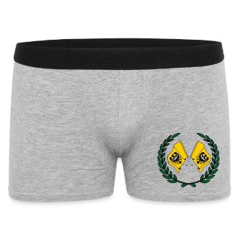 Drapeaux Couronne de laurier de Basse-Silésie - Boxer Homme - gris chiné - Devant