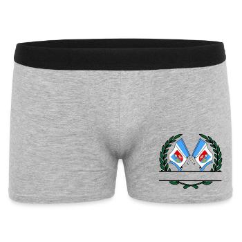 Flags Subcarpathia laurel wreath banner - Men's Boxer Shorts - heather grey - Front