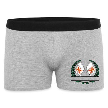 Flags Limburg Belgium laurel wreath banner - Men's Boxer Shorts - heather grey - Front