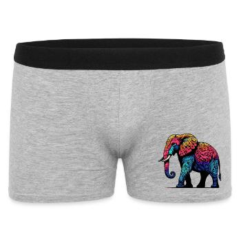 Éléphant - Boxer Homme - gris chiné - Devant
