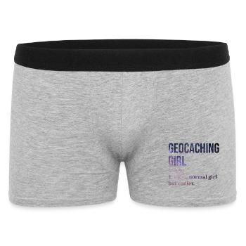 Géocaching - Boxer Homme - gris chiné - Devant