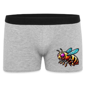 Abeille - Boxer Homme - gris chiné - Devant