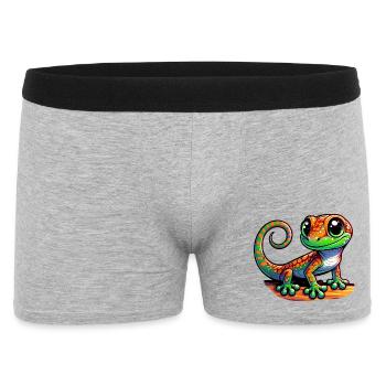 Gecko - Men's Boxer Shorts - heather grey - Front
