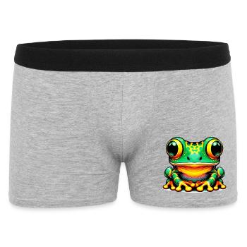 Frog - Men's Boxer Shorts - heather grey - Front