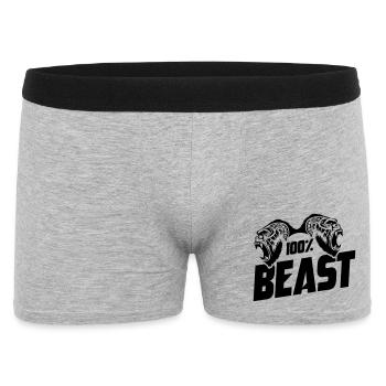 Gorilla Beast Motivation - Men's Boxer Shorts - heather grey - Front