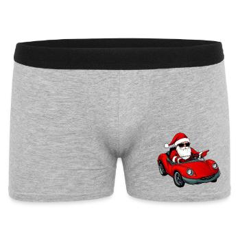 Pilotes Noël - Boxer Homme - gris chiné - Devant