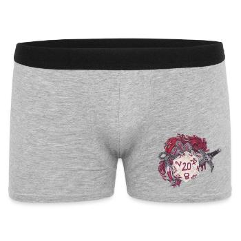 Jeu de rôle sur table D20 Bloodhunter - Boxer Homme - gris chiné - Devant