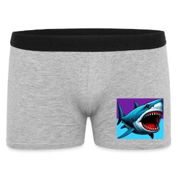 Requin - Boxer Homme - gris chiné - Devant