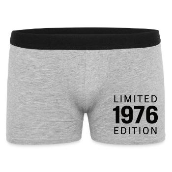 Édition limitée anniversaire vintage 1976 - Boxer Homme - gris chiné - Devant