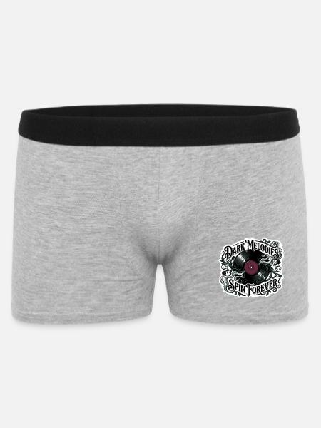 Dark Melodies Spin Forever - Men's Boxer Shorts - heather grey