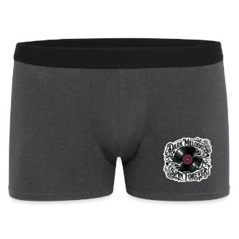 Dunkle Melodien drehen sich ewig - Männer Boxer Shorts - Anthrazit - Vorne