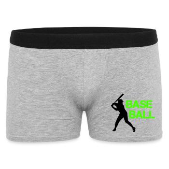 Police Grunge Néon de Baseball - Boxer Homme - gris chiné - Devant