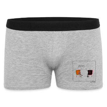 Toast comes to the doctor - Men's Boxer Shorts - heather grey - Front