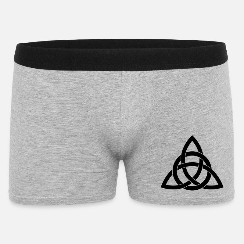 celtico - Boxer da uomo - grigio melange