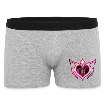 Impressive scorpion with pyramid - Men's Boxer Shorts - heather grey - Front