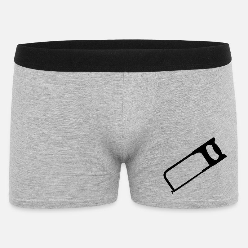 hacksaw tools - Men's Boxer Shorts - heather grey