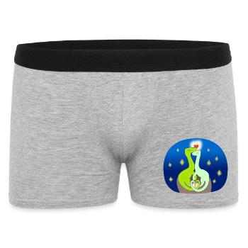 Compsognate in love - Men's Boxer Shorts - heather grey - Front