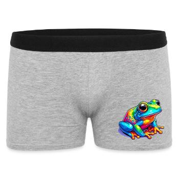 Grenouille - Boxer Homme - gris chiné - Devant
