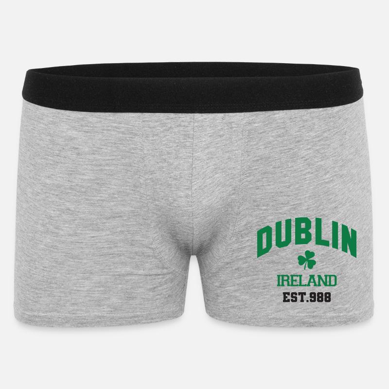 Dublino - Irlanda - Boxer da uomo - grigio melange