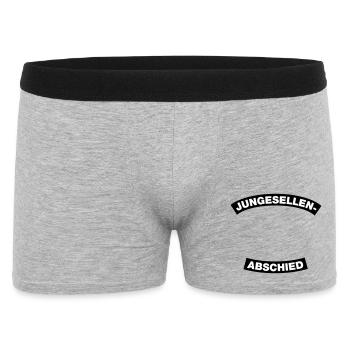 Bachelor Party Frame (Bachelor Party MC Rocker Design) - Men's Boxer Shorts - heather grey - Front