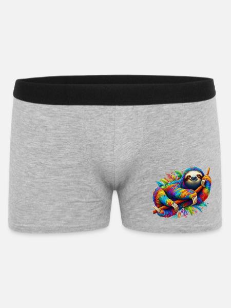 Sloth - Men's Boxer Shorts - heather grey