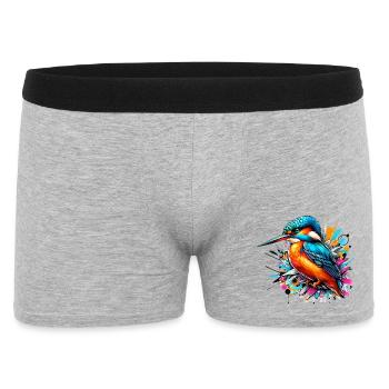 Martin-pêcheur - Boxer Homme - gris chiné - Devant