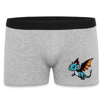 Dragon - Boxer Homme - gris chiné - Devant