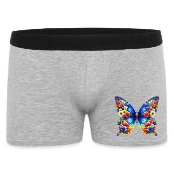 Papillon - Boxer Homme - gris chiné - Devant