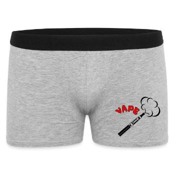 Conception VAPE avec nuage de vapeur - Boxer Homme - gris chiné - Devant