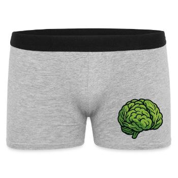 Cerveau de laitue - Boxer Homme - gris chiné - Devant