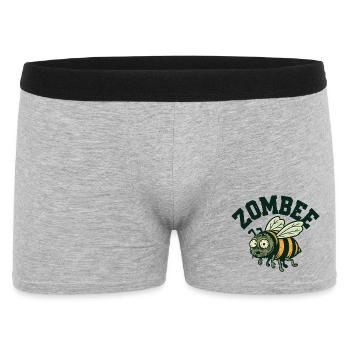 Zombee - Men's Boxer Shorts - heather grey - Front