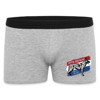 Berger hollandais - Dutchie - Boxer Homme - gris chiné - Devant