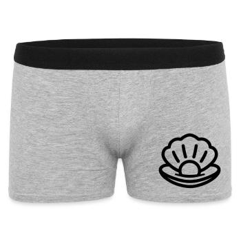 Oyster - Men's Boxer Shorts - heather grey - Front
