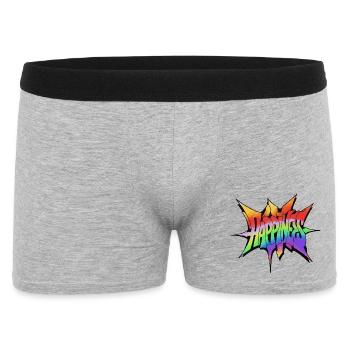 Éruption arc-en-ciel du bonheur - Boxer Homme - gris chiné - Devant