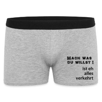 Faire ce que vous voulez est de toute façon mal - Boxer Homme - gris chiné - Devant