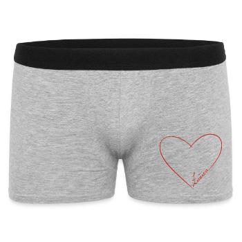 ŁUŽICA ♡ - Men's Boxer Shorts - heather grey - Front